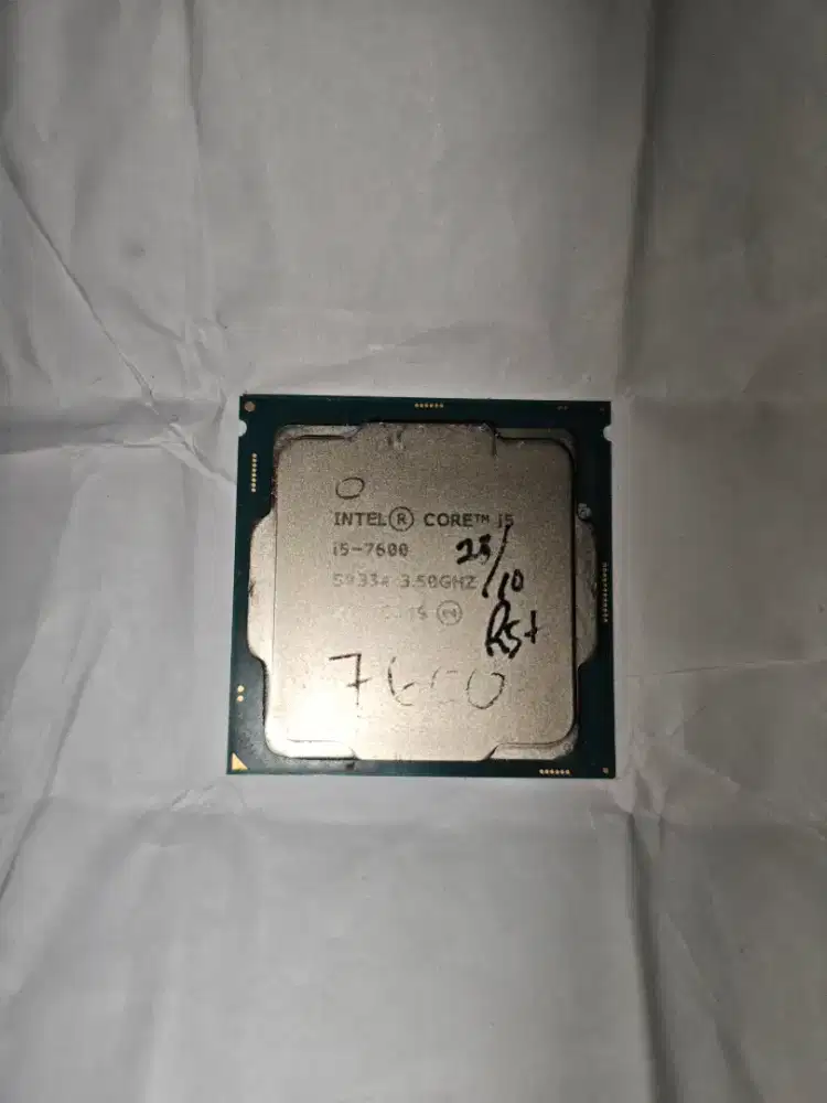 processor/CPU intel Core i5 7600