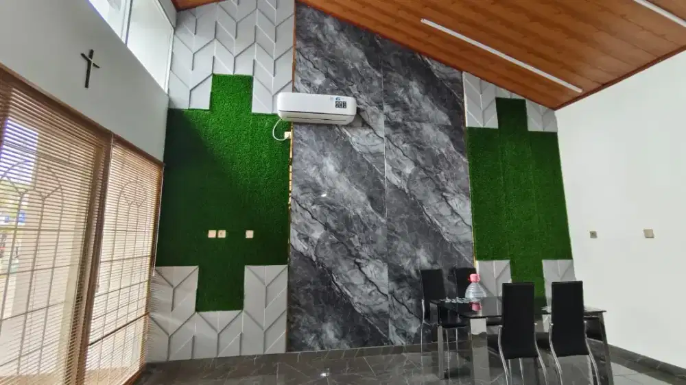 Rumah di kontrakan semi furnished