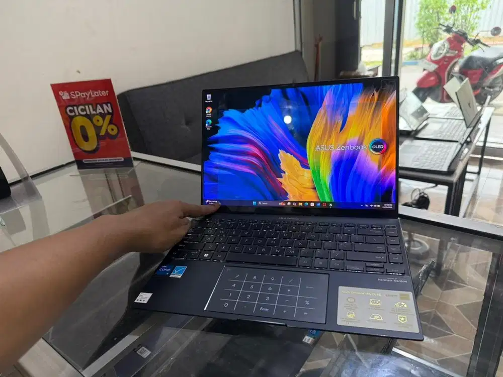 ZENBOOK OLED CORE I5gen11 SSD 512 LAYAR TOUCSCRIN MULUSS