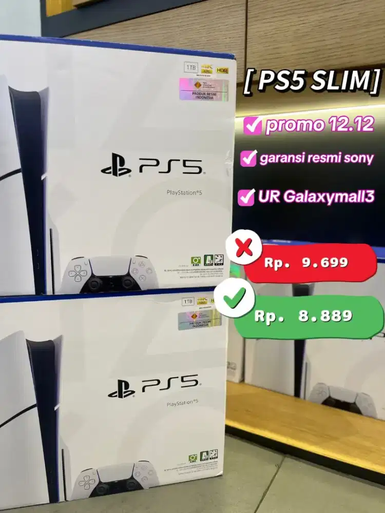 PS 5 SLIM GARANSI RESMI SONY