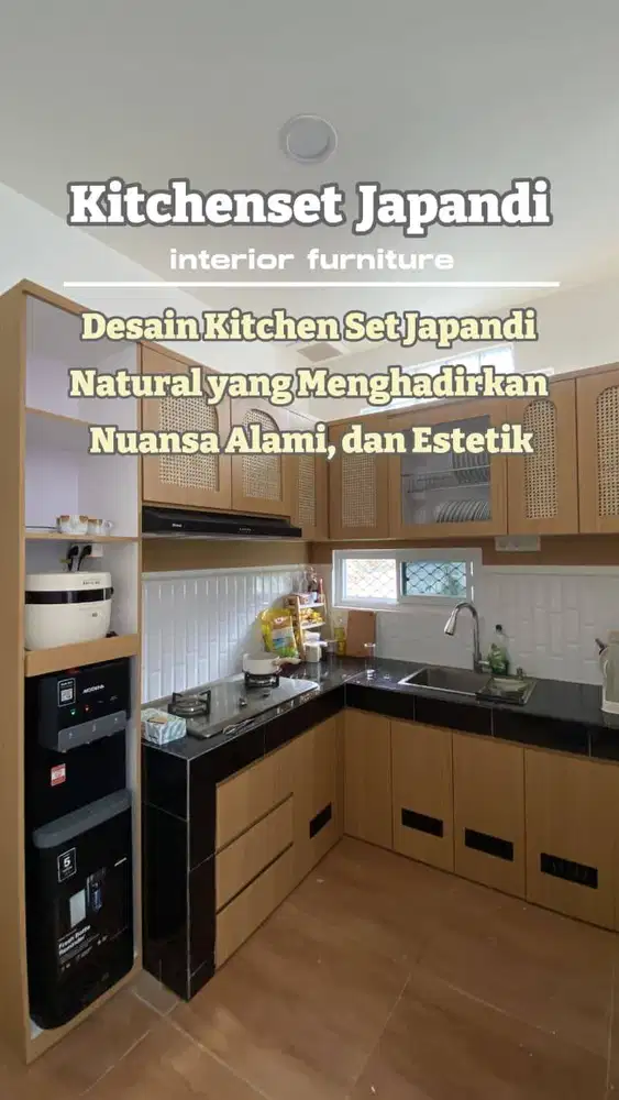 KITCHENSET JAPANDI/KITCHENSET CUSTOM FINISHING HPL/KITCHENSET CUSTOM