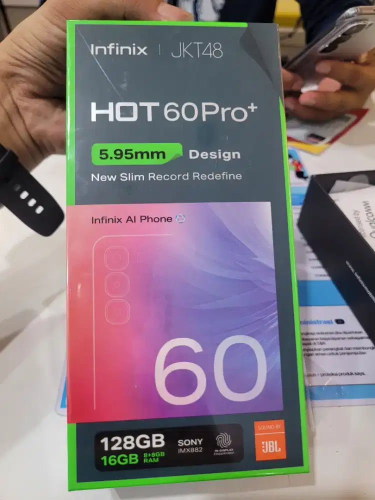 INFINIX HOT 60 PRO+ 8/128 & 8/256 GARANSI RESMI 1 TAHUN