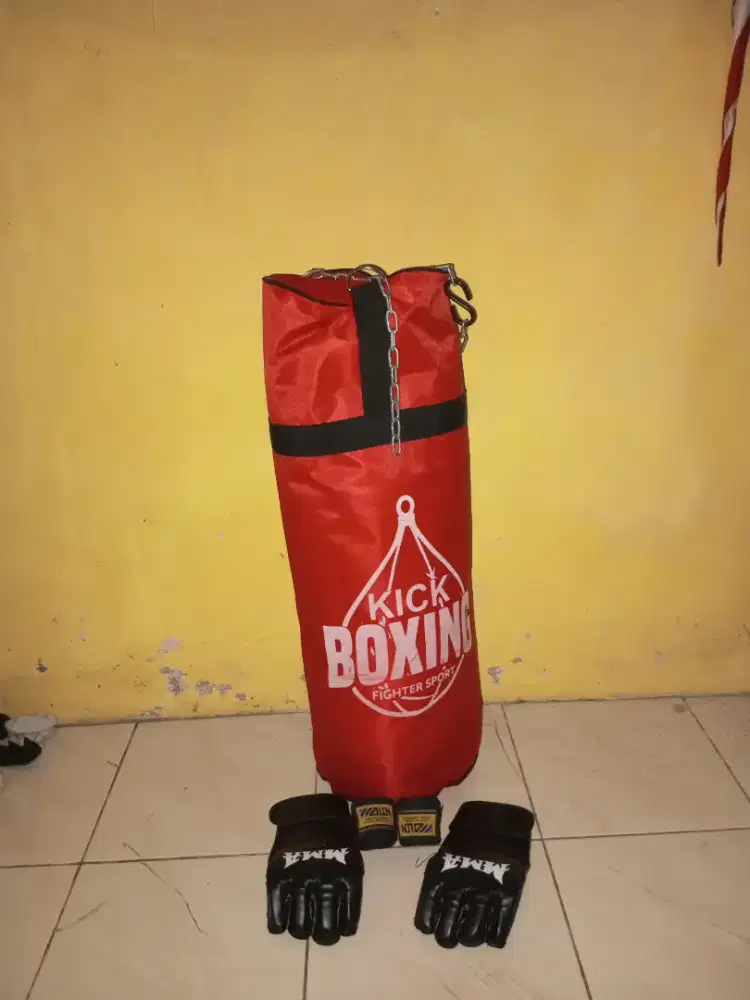 jual samsak.sarung tinju.dan kain pengaman.