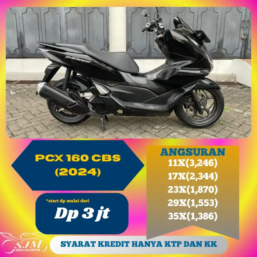 HONDA PCX 160 CBS 2024 MESIN HALUS