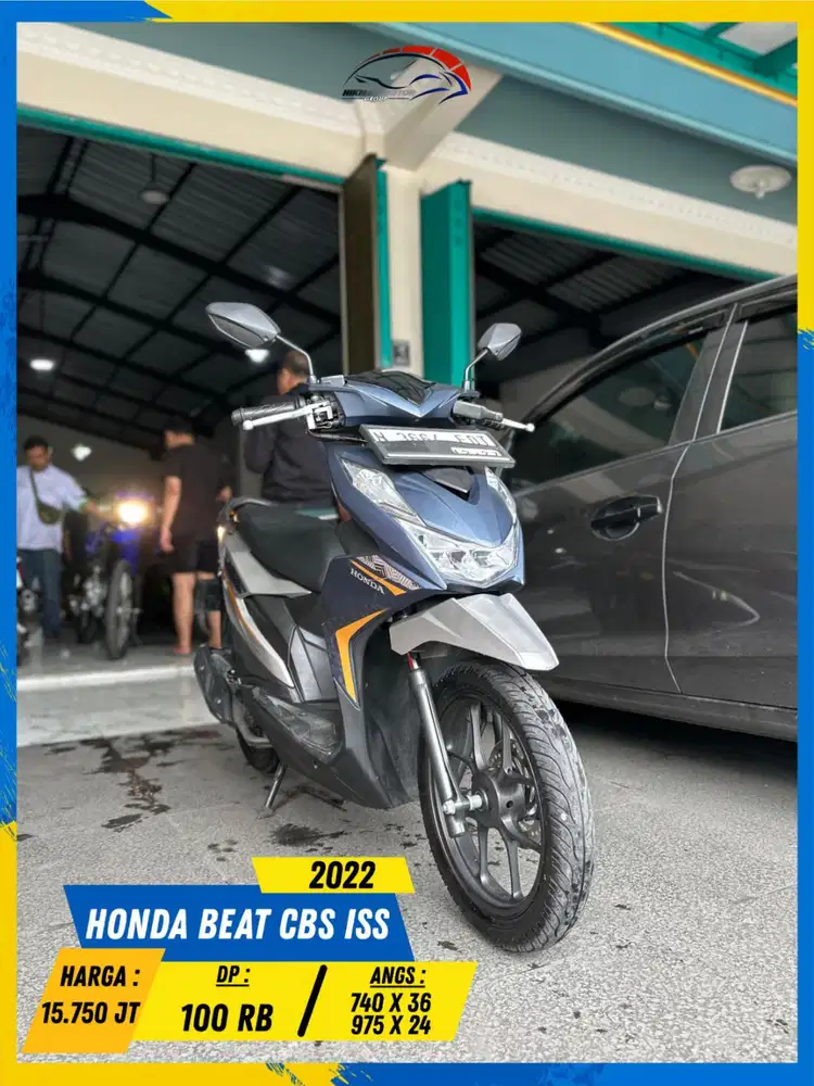 HONDA BEAT CBS ISS 2022 LIKE NEW MASZEEHH HIKMAH MOTOR KEPUH MALANG