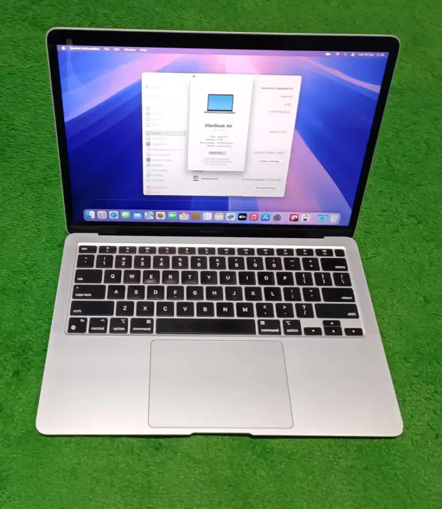 Apple Macbook Air M1 2020 M1 8/128 Silver Murah