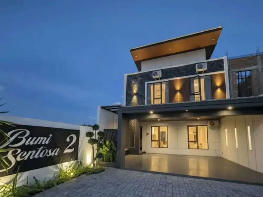 BUMI SENTOSA 2 - DIJUAL RUMAH 2 LANTAI BARU FULL FURNISHED DEKAT SD MODEL
