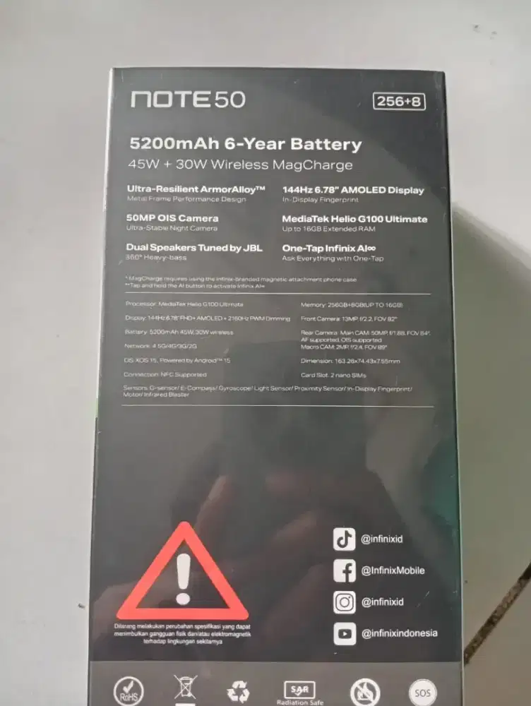 Infinix Note 50 8/256gb