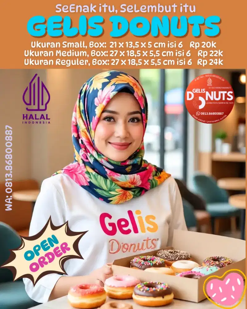 Dicari Reseller Donat Premium