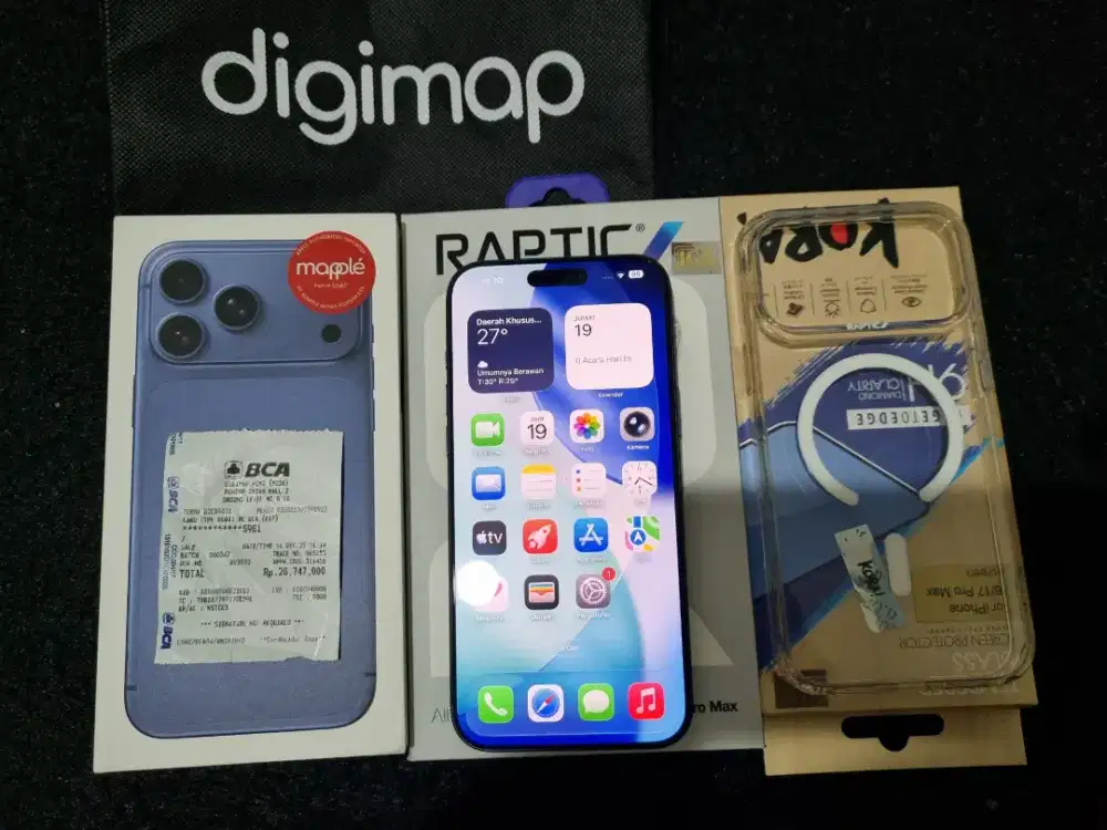 Iphone 17 Pro Max 256 GB Fullset Resmi