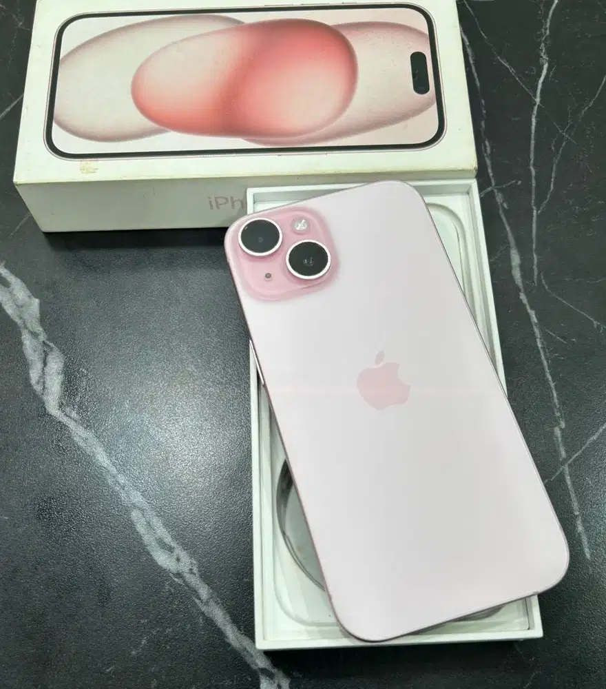 Iphone 15 128gb pink ibox normal fullset