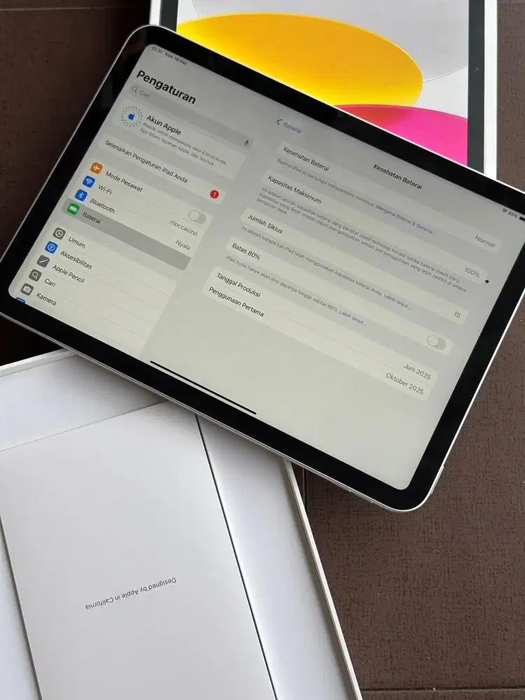 ipad 11 128gb silver ibox garansi panjang