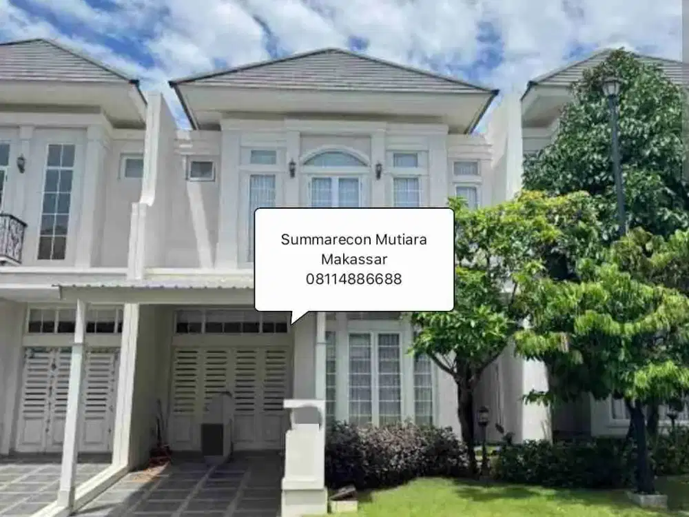 Rumah Mewah Murah Full Perabot Summarecon Makassar dekat Citraland Tallasa City