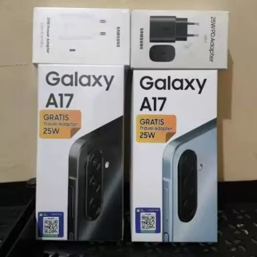 Samsung galaxy A17 ram 8gb 256gb dan8/128 garansi resmi