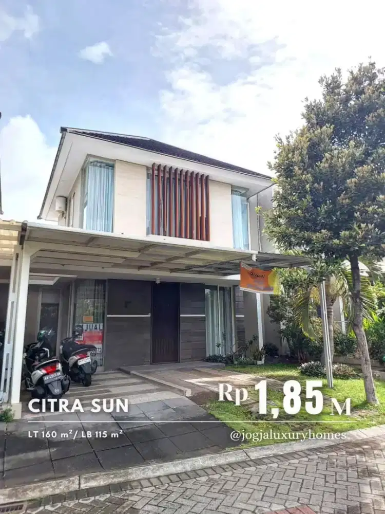 Rumah Halaman Luas Di Citra Sun Garden Jalan Solo Purwomartani