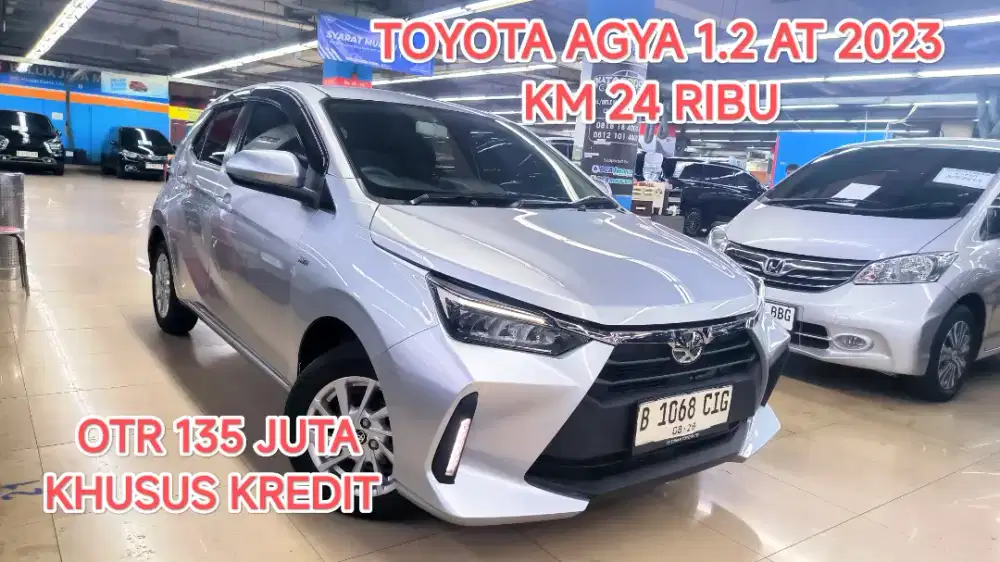 TOYOTA AGYA 1.2 G AT 2023 KM 24 RIBU KONDISI ISTIMEWA