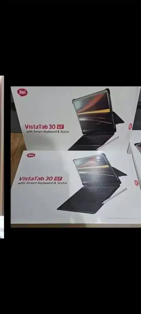 Tablet itel vista tab 30 GT bonus flipcase keyboard stylus pen