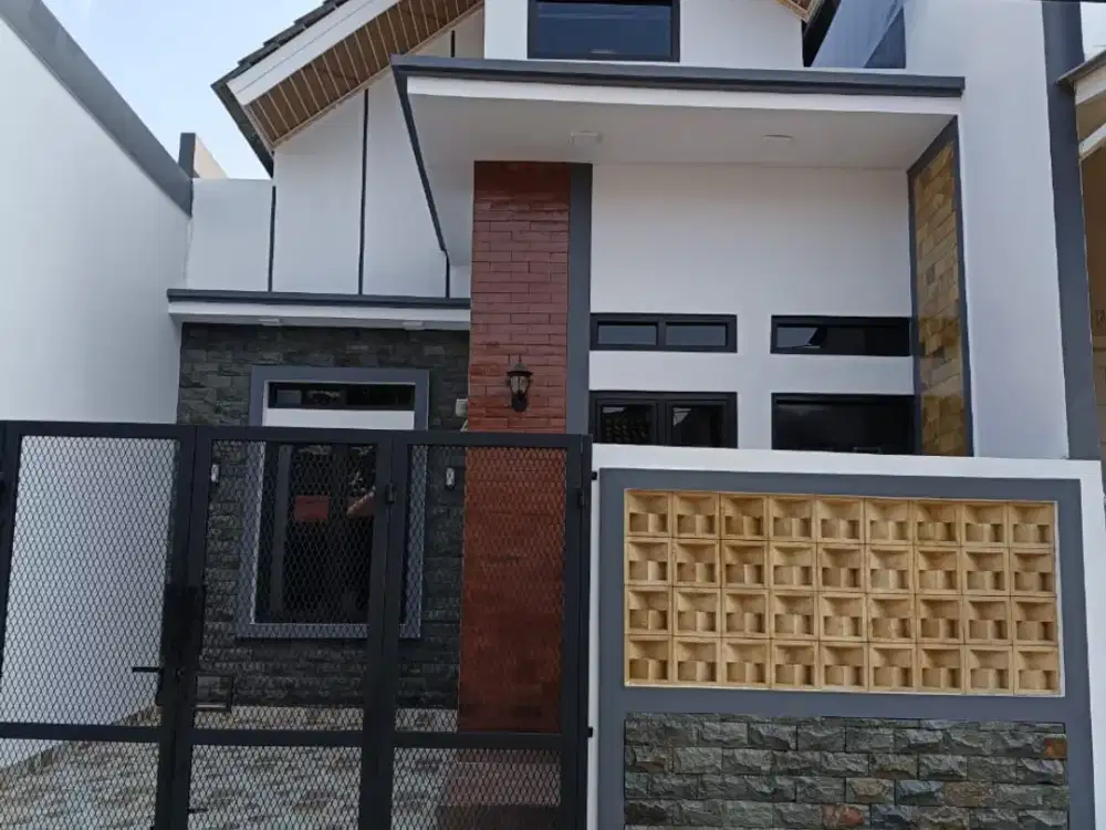 Rumah Baru Luas 69 Meter SHM Strategis 700 Jt Lokasi Pesona Angrek Kota Bekasi