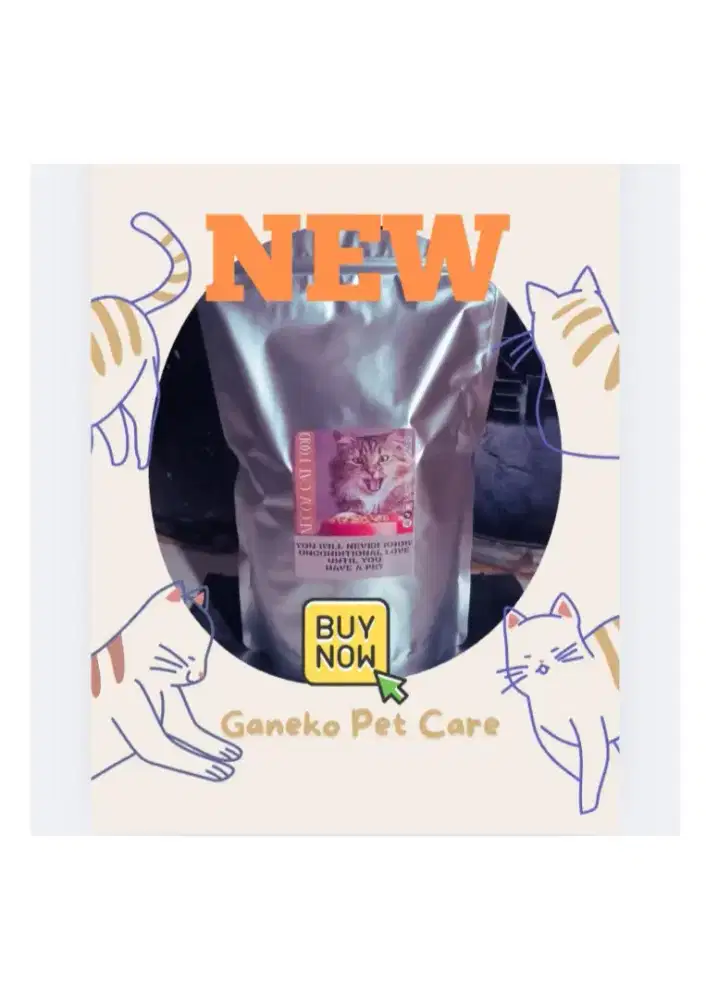 1KG PAKAN MAKANAN PENGGEMUK KUCING CAT FOOD LARIS REKOMENDASI PERSIA