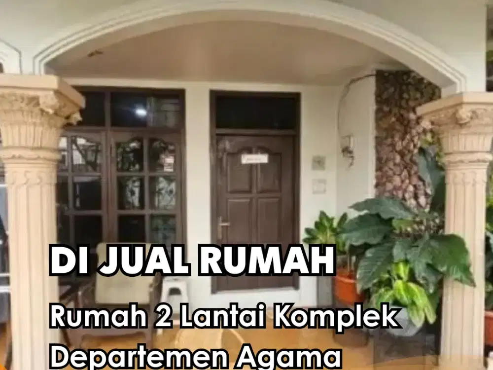 Dijual Cepat Rumah 2 Lantai Komplek Departemen Agama Kebon Jeruk Nego