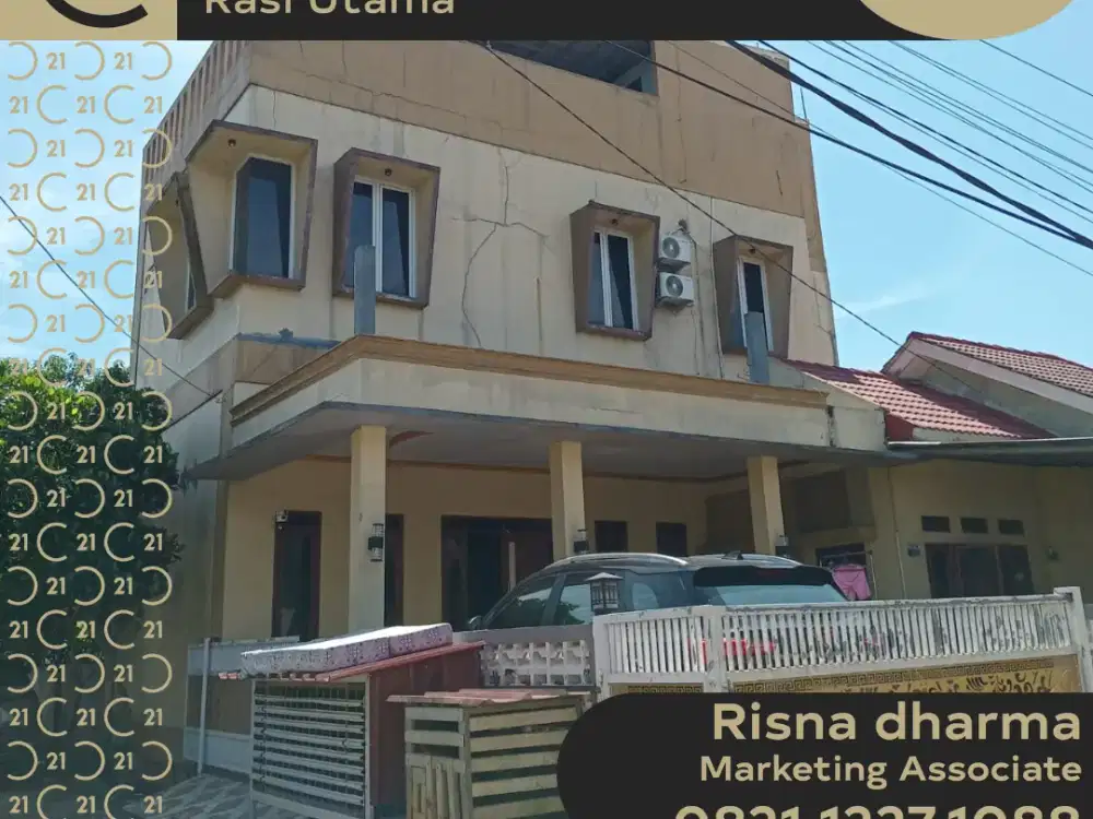 Dijual Rumah 3 Lantai Di Harvest City Setu Bekasi