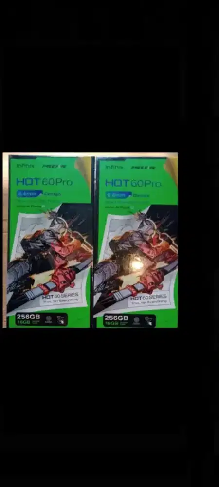 Infinix hot 60 pro 256gb ram 8gb dan8/128 garansi resmi