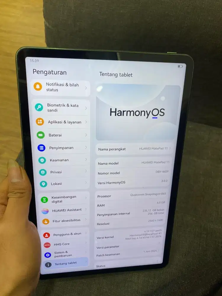 Huawei matepad 11 ram 6/256gb
