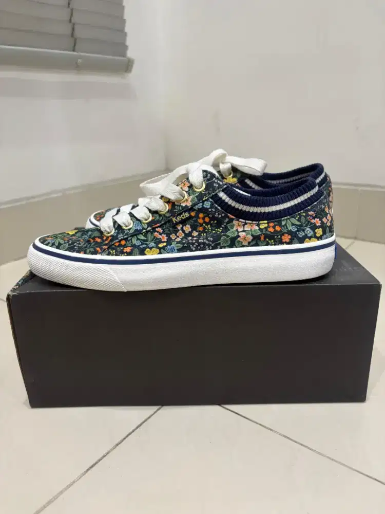 Sepatu Keds x Rifle Paper Jump Kick Rib Knit Mayfair