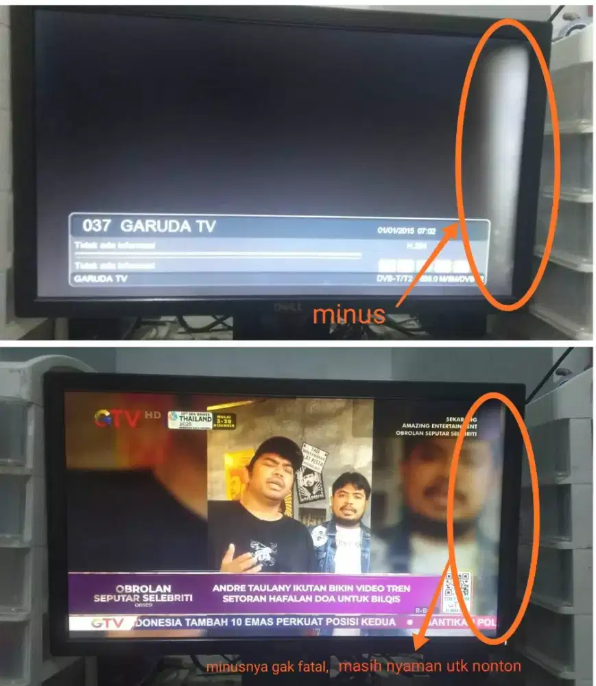 LED Monitor 20 inci (minus)