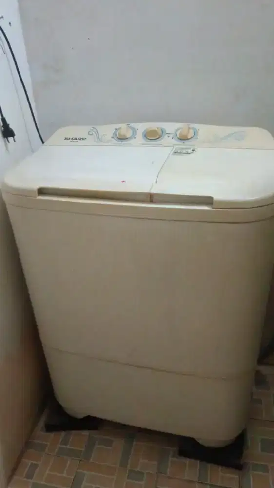 Mesin cuci sharp 2 tabung normal