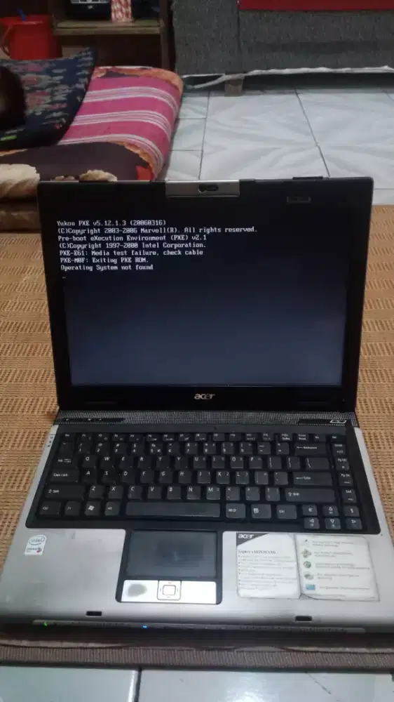 Laptop Acer aspire 5580