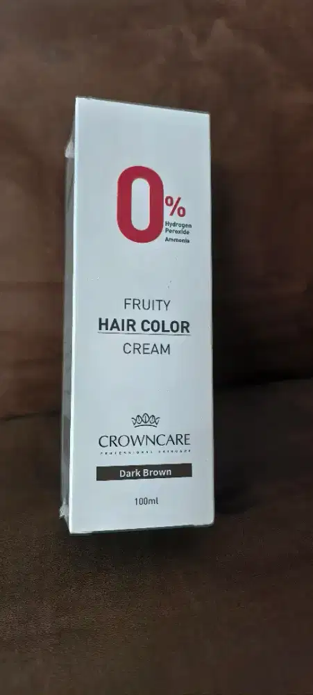 New crowncare hair color dark brown