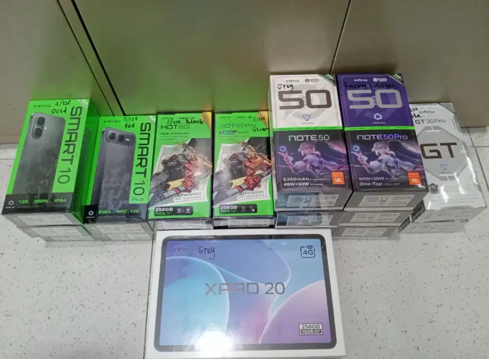 READY INFINIX ALL SERIES CASH/KREDIT DP 0%