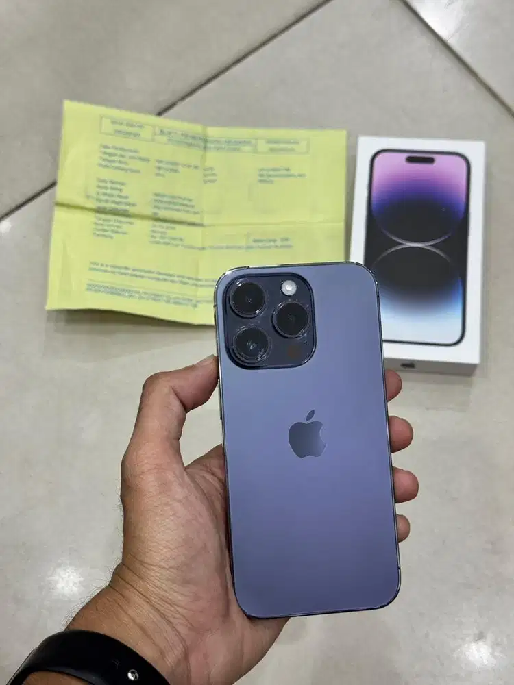 iphone 14 pro 512gb deep purple resmi terdaftar bea cukai