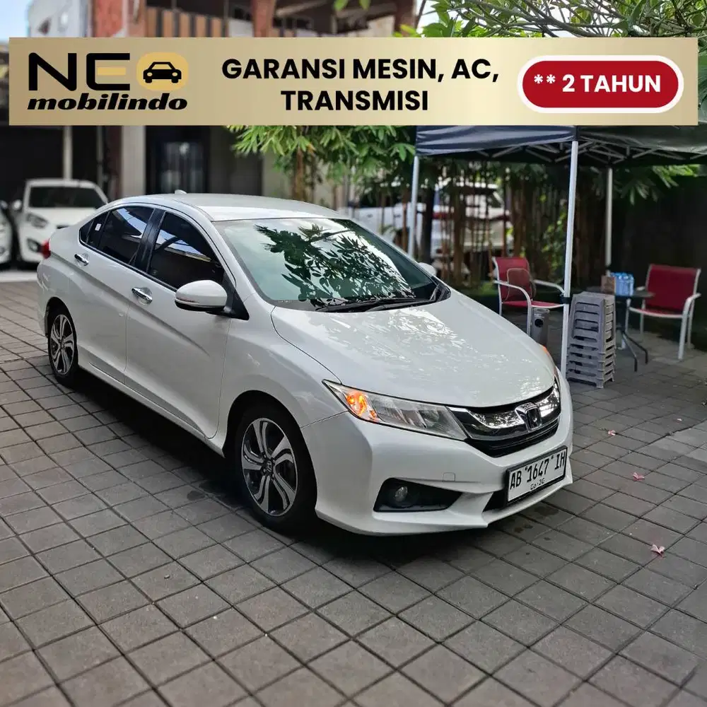 [ Garansi Mesin, Matic ] HONDA CITY GM6 1.5E CVT 2015 PUTIH ORCHID