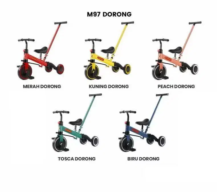 Ready Stock Sepeda Anak 2in1 Tambah Ada dorongan