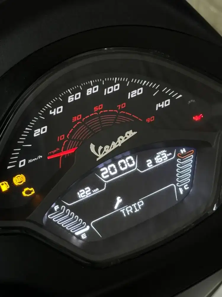 Odo 2rb Istimewa!!New Vespa Sprint S Black 2025 Plat Jatim-Mustika