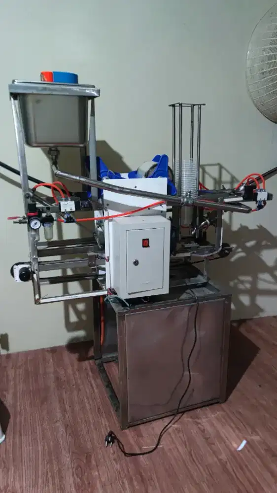 Mesin AMDK Cup Otomatis 1 line Kapasitas 230 cup per jam Termurah