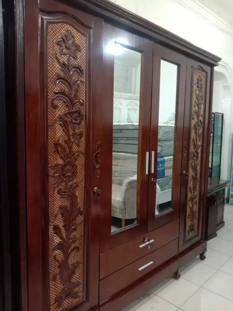 Jual lemari kayu lokal