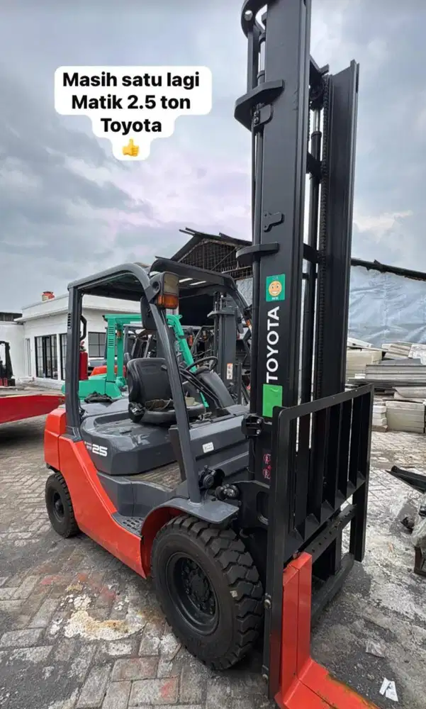 FORKLIFT TOYOTA 2,5 TON KUALITAS TERJAMIN HARJA TERJANGKAU