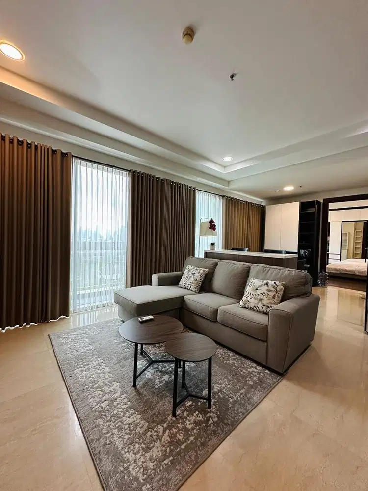 DIJUAL UNIT 1BR FULL FURNISHED SIAP HUNI DI APARTEMEN KEMANG MANSION