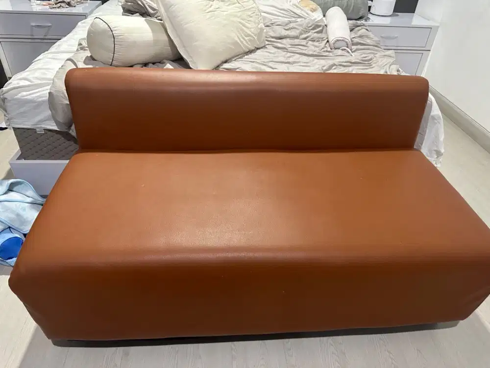 Sofa bench kulit sitentis dakron
