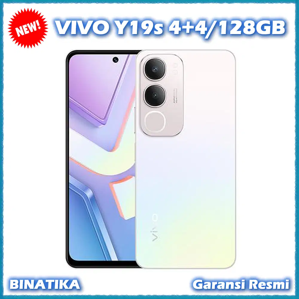 Baru - VIVO Y19s 4+4/128GB Garansi Resmi