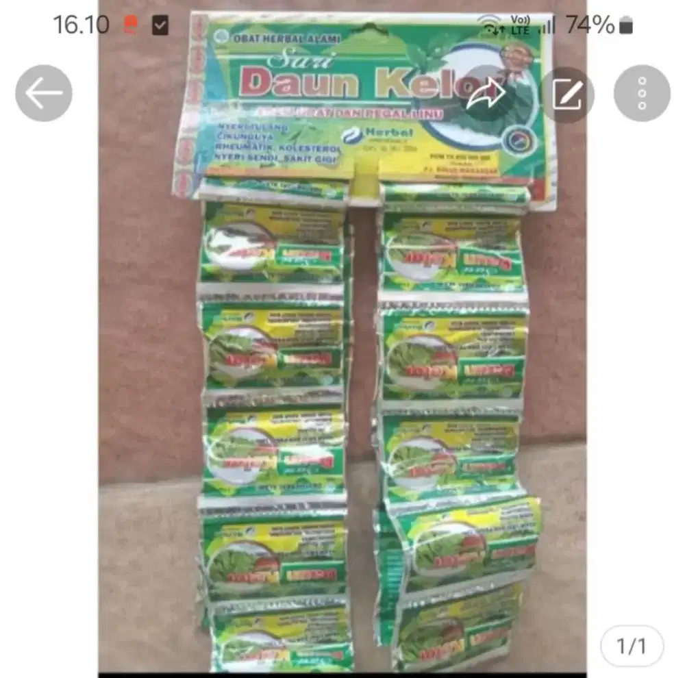 Sari daun kelor 40 kapsul