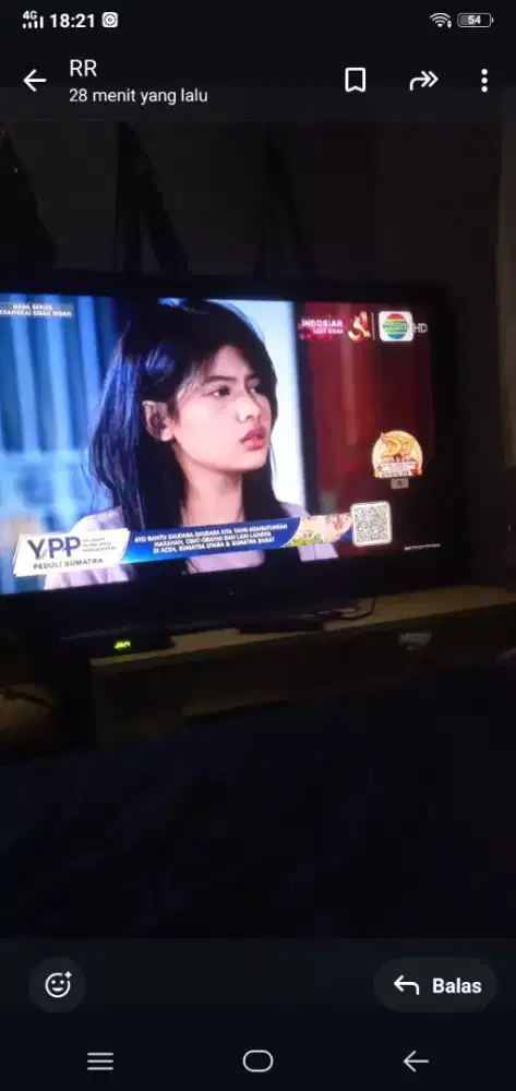 Jual murah tv lcd 42 inci panadonic plus set box