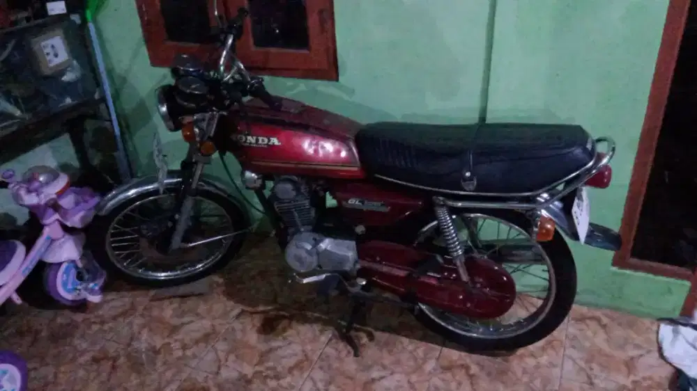 HONDA GL 100 125 ASLI MERAH ORIGINAL
