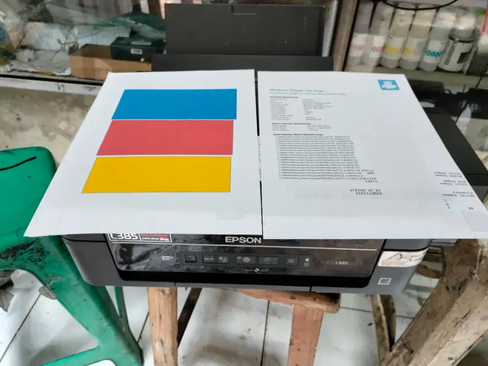 Printer epson L385 print scan copy wireless seken siap pakai