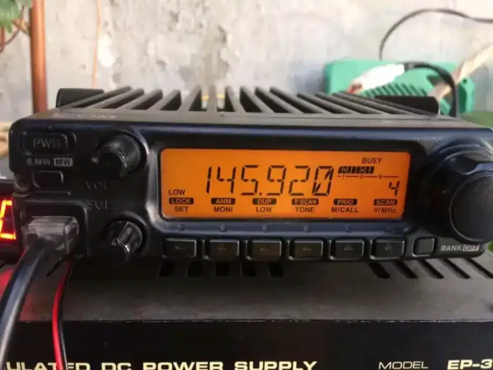 Rig icom ic - 2200 H stiker hitam full set