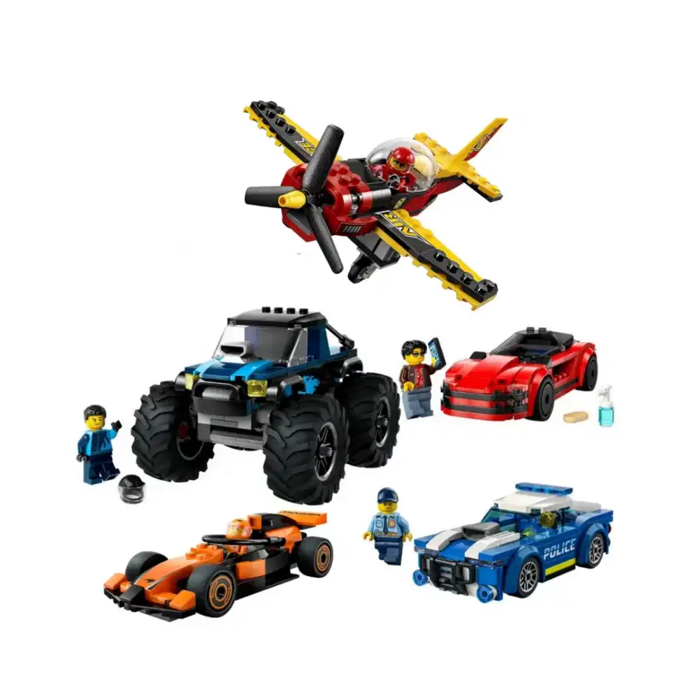 Borongan 5 pcs/set lego city cars & plane