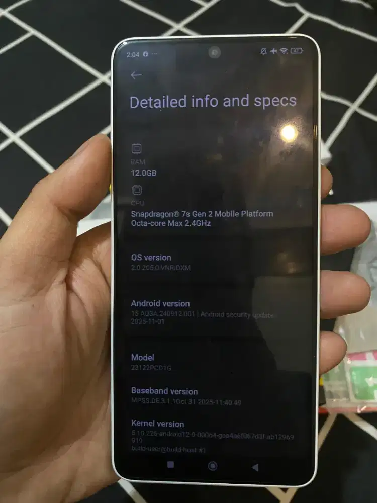 Poco X6 5G White 12 / 256 gb Mulus, Fulset, Like New, Masih Garansi